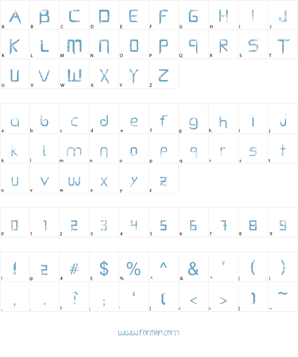 Capella (Rock) - LJ Design Stud Font Character